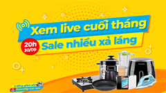  Tổng hợp cho bạn loạt sản phẩm giảm sốc đến 50% sẽ góp mặt trong đợt livestream 30/9 lần này, tham khảo ngay nào 