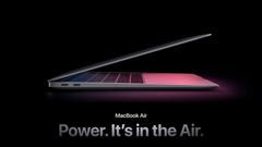  MacBook Air với chip M1 mới ra mắt có điểm hiệu năng vượt trội so với MacBook Pro 16 inch dùng chip Intel 