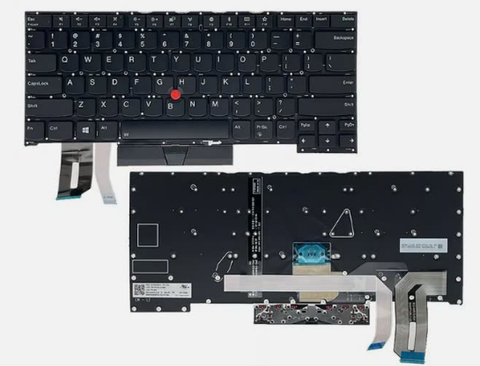 Bàn phím dùng cho laptop Lenovo E490 T490S chuột LED Zin