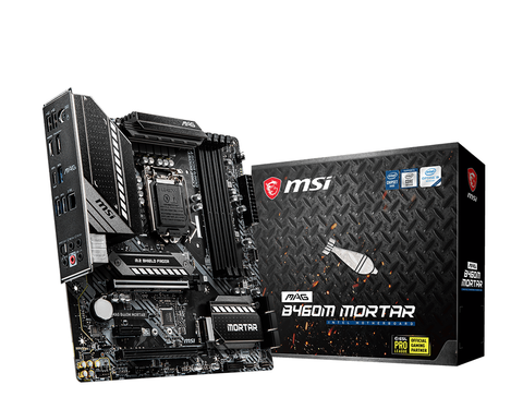 mainboard msi mag b460m mortar