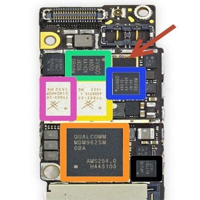 Sửa main – ic sóng iPhone Xs