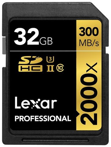 Lexar® Professional 2000X Sdhc™/Sdxc™ Uhs-Ii Cards 32Gb