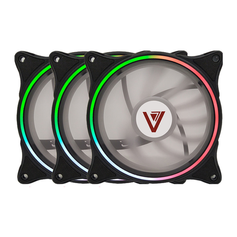 Fan Case VSP V206B RGB 12cm Pack 3 Fan