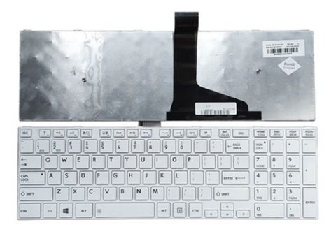 Bàn phím dùng cho laptop Toshiba L50A trắng