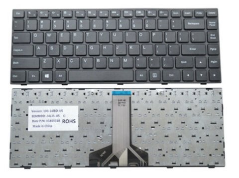 Bàn phím dùng cho laptop Lenovo 100-14 cáp giữa