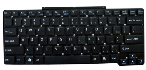 Bàn phím dùng cho laptop Sony SR Màu đen