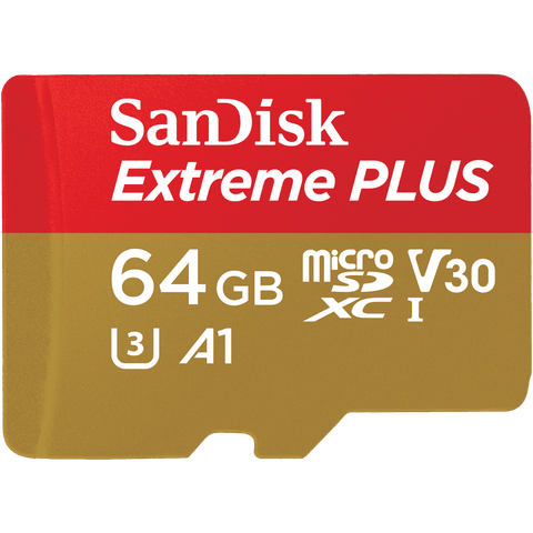 Sandisk Extreme Plus Microsd Uhs-I Card A1 64 Gb