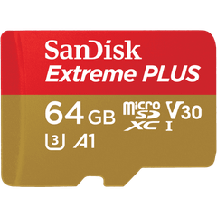  Sandisk Extreme Plus Microsd Uhs-I Card A1 64 Gb 