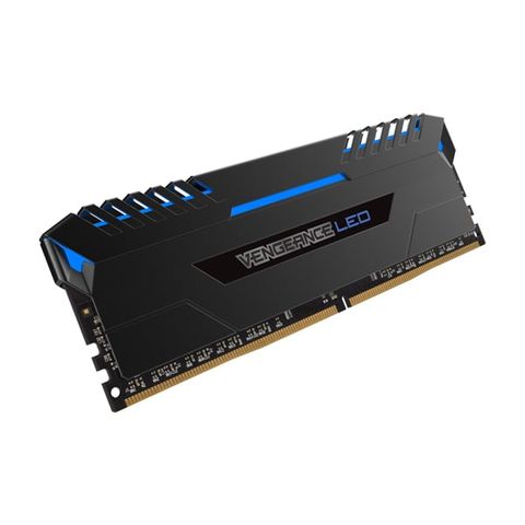 Vengeance® Led 64Gb (4 X 16Gb) Ddr4 Dram 3200Mhz C16 - Blue Led