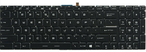 Bàn phím dùng cho laptop MSI GS60 GS70 GE62 GE72 GT72 LED bảy màu