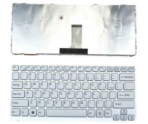 Bàn phím dùng cho laptop Sony SVE14 Màu trắng