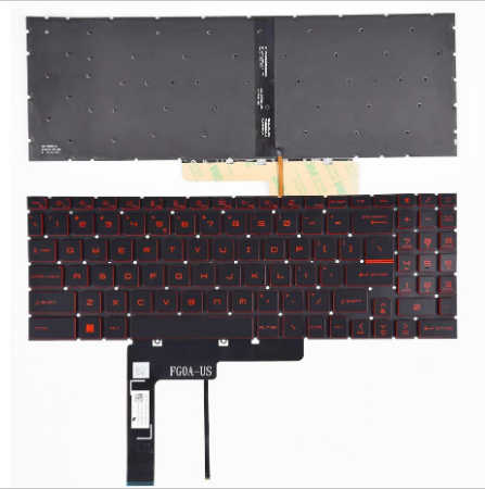 Bàn phím dùng cho laptop MSI GL66 LED đỏ