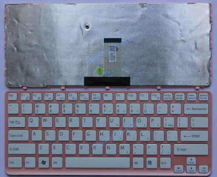 Bàn phím dùng cho laptop Sony SVF14 Màu trắng