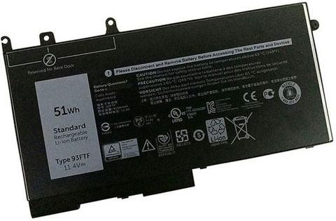Pin laptop Dell Latitude E5280 E5290 E5480 E5490 E5580 E5590 – E5480 NGẮN 51WH (ZIN) – 3 CELL