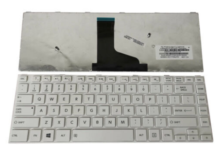 Bàn phím dùng cho laptop Toshiba L40A Màu trắng