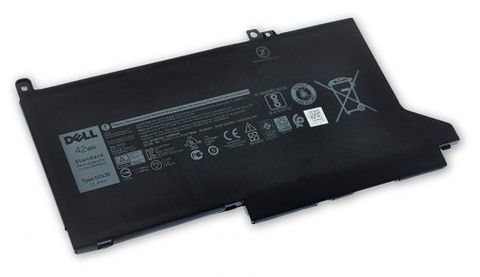 Pin laptop Dell Latitude E7280 E7480, 2X39G DM6WC F3YGT – E7480 NGẮN 42WH (ZIN) – 3 CELL