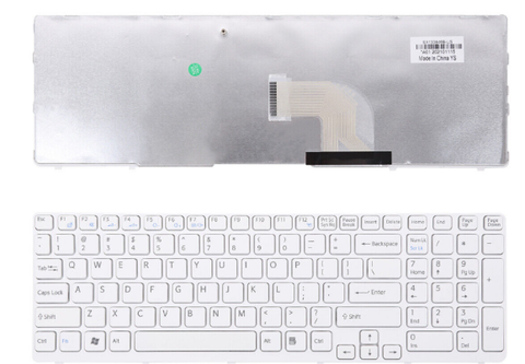 Bàn phím dùng cho laptop Sony SVE15 Màu trắng