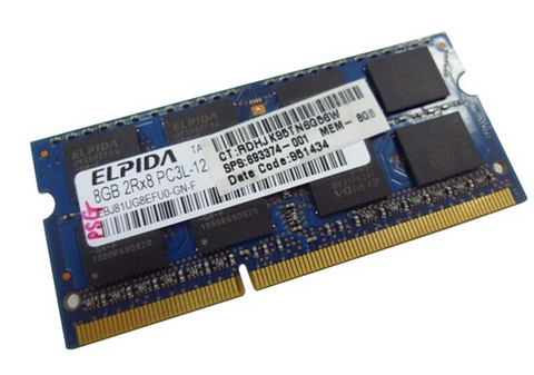 ram laptop 8gb ddr3-12800 pc3l