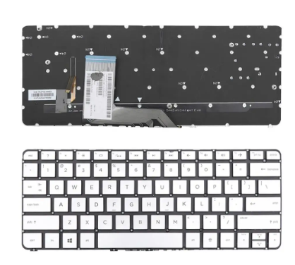 Bàn phím dùng cho laptop HP 13-4000 bạc LED