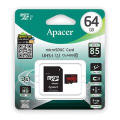 Apacer Sdxc/Sdhc Uhs-I U1 Class 10  64Gb 