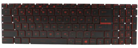 Bàn phím dùng cho laptop MSI GS60 GS70 GE62 GE72 GT72 LED đỏ