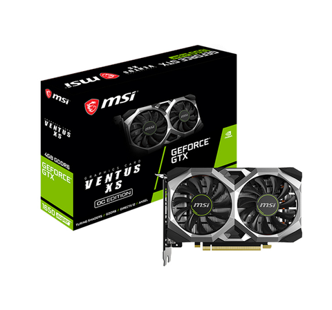 VGA MSI GTX 1650 Super 4G GDDR6 Ventus XS OC