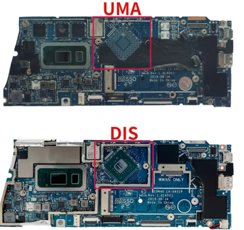 Mainboard dùng cho laptop Dell Inspiron 7490 I7/16GB VGA