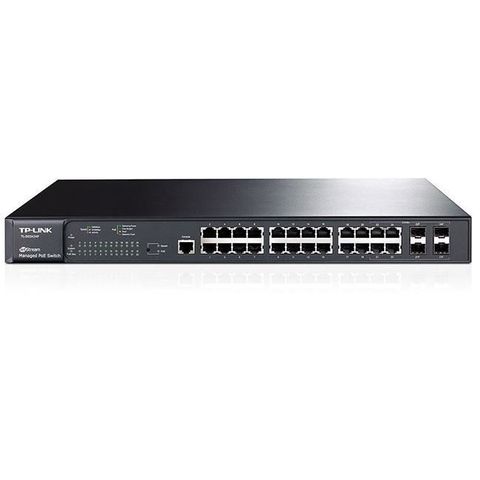 Switch 24-port Poe Tp-link Tl-sg3424p T2600g-28mps(sg3424p)
