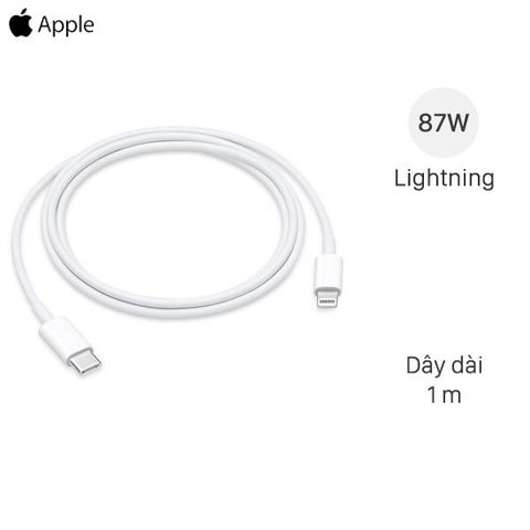Cáp Type C - Lightning 1m Apple MQGJ2 Trắng
