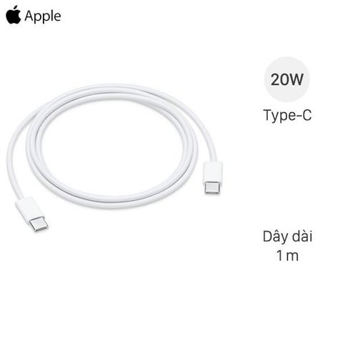 Cáp Type C - Type C 1 m Apple MUF72 Trắng
