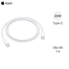  Cáp Type C - Type C 1 m Apple MUF72 Trắng 