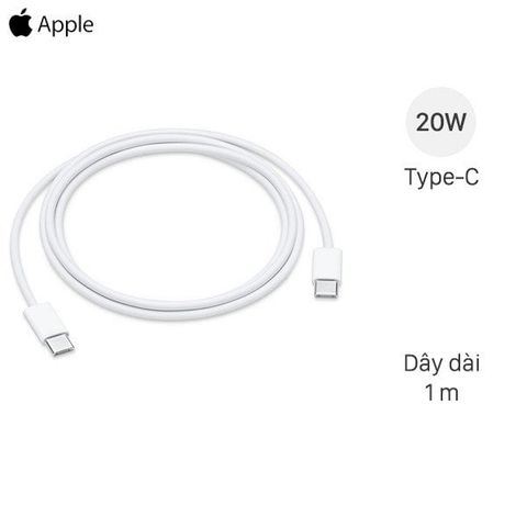 Cáp Type C - Type C 1 m Apple MUF72 Trắng