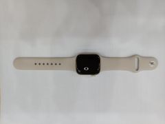  Apple Watch Series 7 GPS, 41mm Starlight Aluminium Case with Starlight Sport Band - Regular (MKMY3VN/A) 