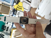 Apple Watch Series 7 GPS, 41mm Starlight Aluminium Case with Starlight Sport Band - Regular (MKMY3VN/A)