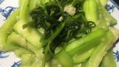  Cách làm rau muống xào mướp hương giòn ngon chay mặn đều dùng được 