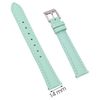 Dây da đồng hồ 14 mm xanh lá L004-02-14