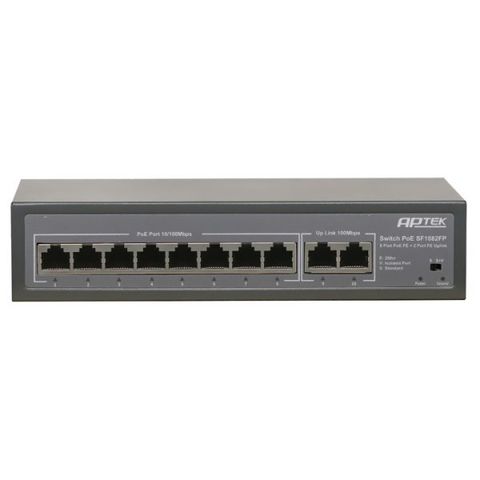 Switch Poe Aptek 8 Port 100mbps Sf1082fp