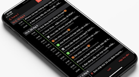 Cách xoá thông báo lạ trong ứng dụng Lịch iPhone