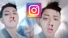  Cách chụp ảnh hiệu ứng filter chảy máu mũi trên Instagram 
