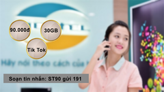  Đăng ký gói cước 4G ST90 Viettel: nhận 30GB/tháng, chỉ 90K 