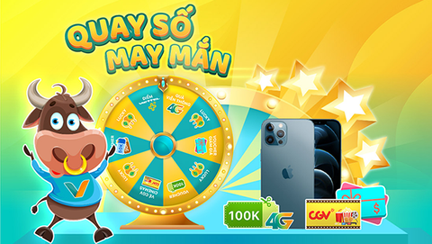 Cách tham gia Vòng quay may mắn trên My Viettel: Trúng iPhone 12,...