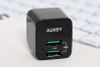 Adapter sạc 2 cổng USB 2.4A Aukey PA-U32 Đen