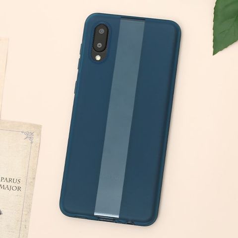 Ốp lưng Galaxy A02 Nhựa dẻo Banks II TPU JM Xanh