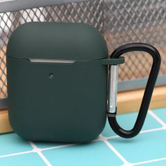  Túi đựng AirPods 1 & 2 silicone JM SN12 Xanh rêu 