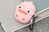 Túi đựng AirPods 1 & 2 Silicone kèm móc JM FR03