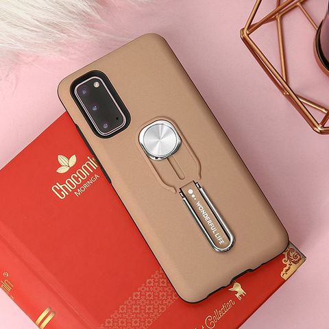 Ốp lưng Galaxy S20 Nhựa dẻo Mastriy JM Hồng