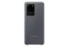 Bao da Galaxy S20 Ultra nắp gập Clear View Cover Samsung Xám
