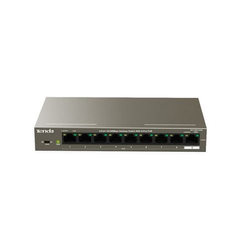 Switch Poe 9 Port 10/100mb (8 Port Poe) Tenda Tef1109p-63w