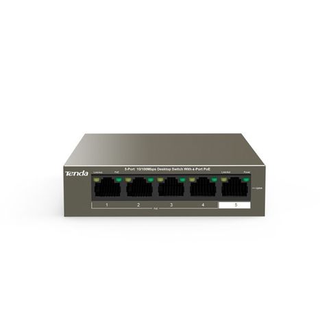 Switch Poe 5 Port 10/100mbps Tenda Tef1105p-63w