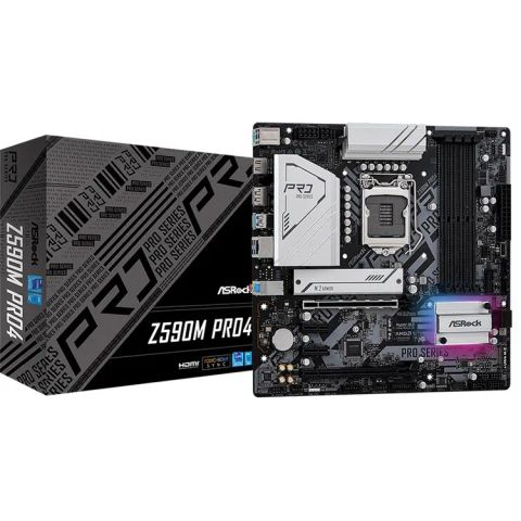 Mainboard Asrock Z590M Pro4 (LGA 1200 - m-ATX Form Factor - DDR4)